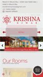 Mobile Screenshot of krishnaniwas.com