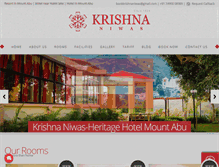 Tablet Screenshot of krishnaniwas.com